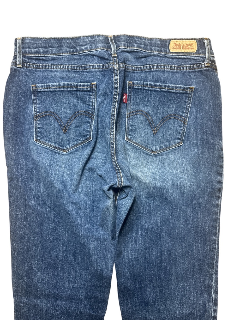Levi’s Perfect Waist 525 Straight Jeans Women’s Size 12M Medium Wash Stretch Den - Picture 4 of 7